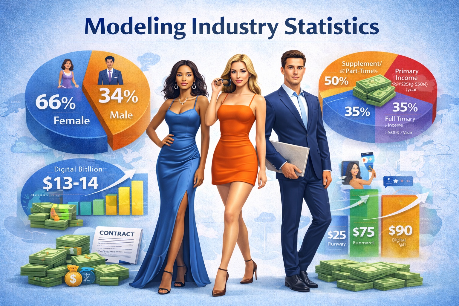 Modeling Industry Statistics 2025–2026: Market Size, Earnings, Trends & Insights